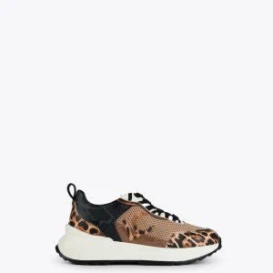 Lola Casademunt Zapatillas Deportivas<Sneakers animal print rejilla |  COLECCIÓN LOLA | Lola Casademunt MARRON