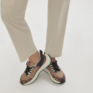 Lola Casademunt Zapatillas Deportivas<Sneakers animal print rejilla |  COLECCIÓN LOLA | Lola Casademunt MARRON