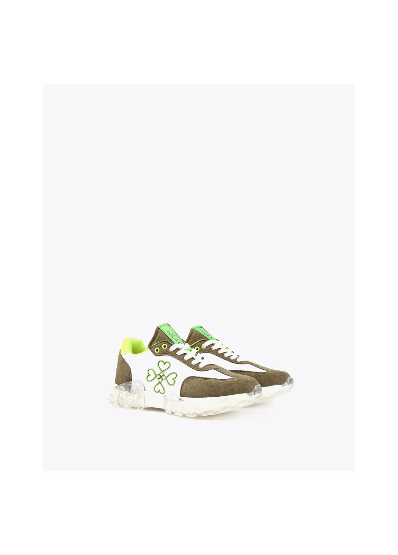 sneakers_suela_transparente_2.webp Lola Casademunt Calzado<Sneakers suela transparente KAKI