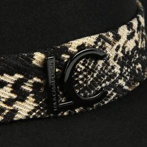 Lola Casademunt Animal Print | Gorros Sombreros Y Guantes<Sombrero cinta jacquard NEGRO