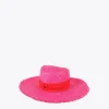 Lola Casademunt Accesorios | Baño<Sombrero con ala ancha FUCSIA