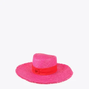 Lola Casademunt Accesorios | Baño<Sombrero con ala ancha FUCSIA