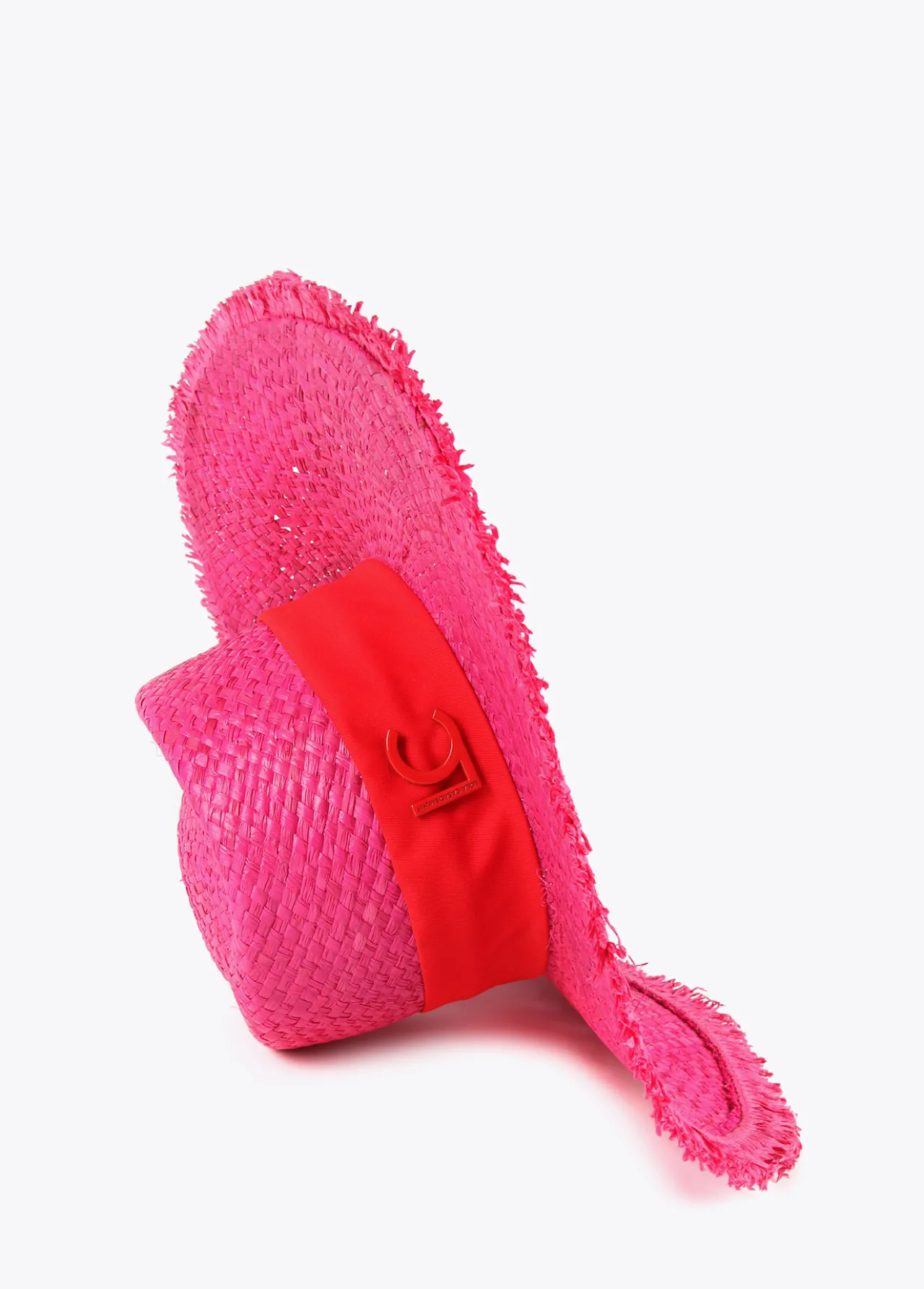 sombrero_con_ala_ancha_3.webp Lola Casademunt Accesorios | Baño<Sombrero con ala ancha FUCSIA