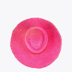 Lola Casademunt Accesorios | Baño<Sombrero con ala ancha FUCSIA