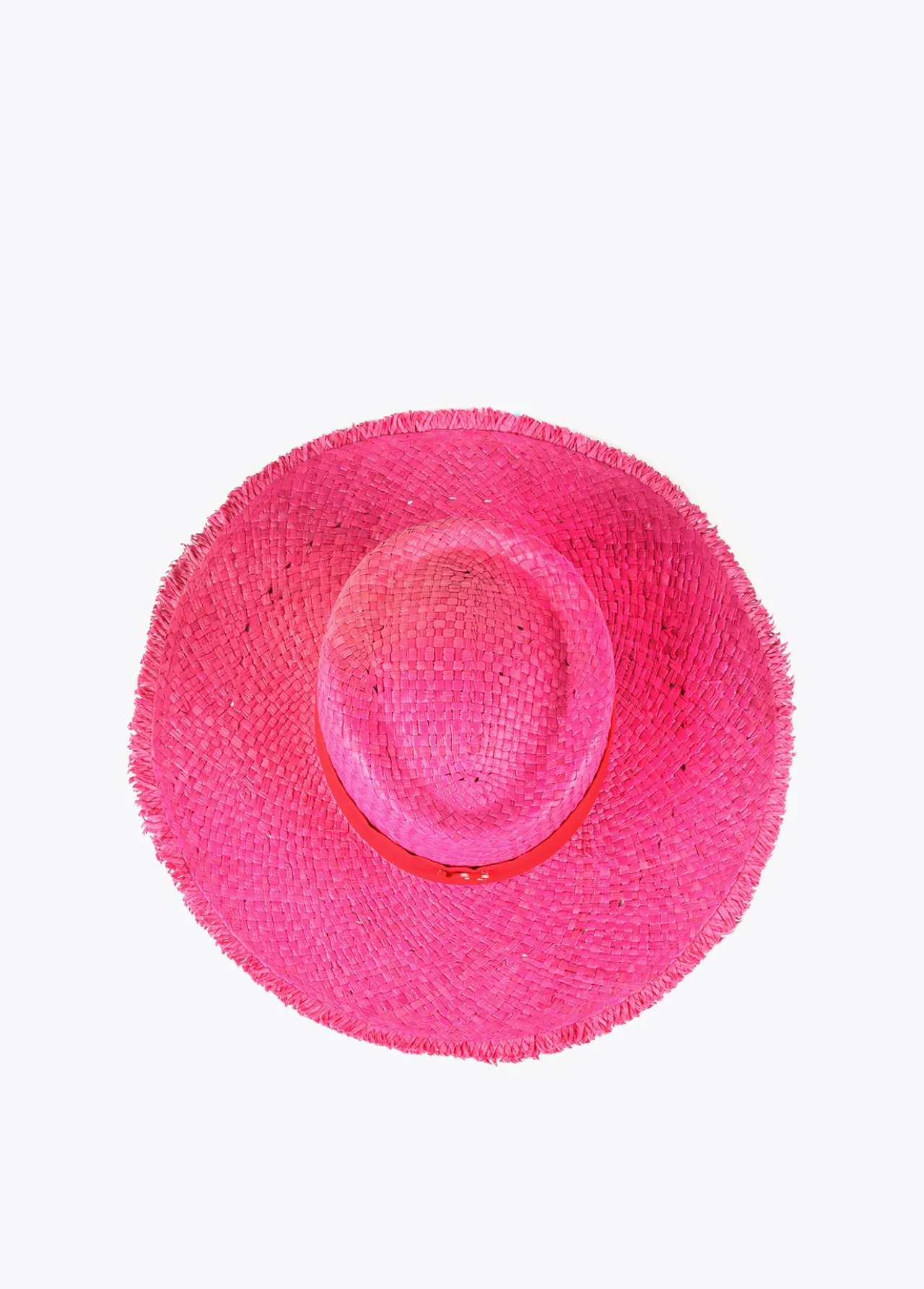 sombrero_con_ala_ancha_4.webp Lola Casademunt Accesorios | Baño<Sombrero con ala ancha FUCSIA