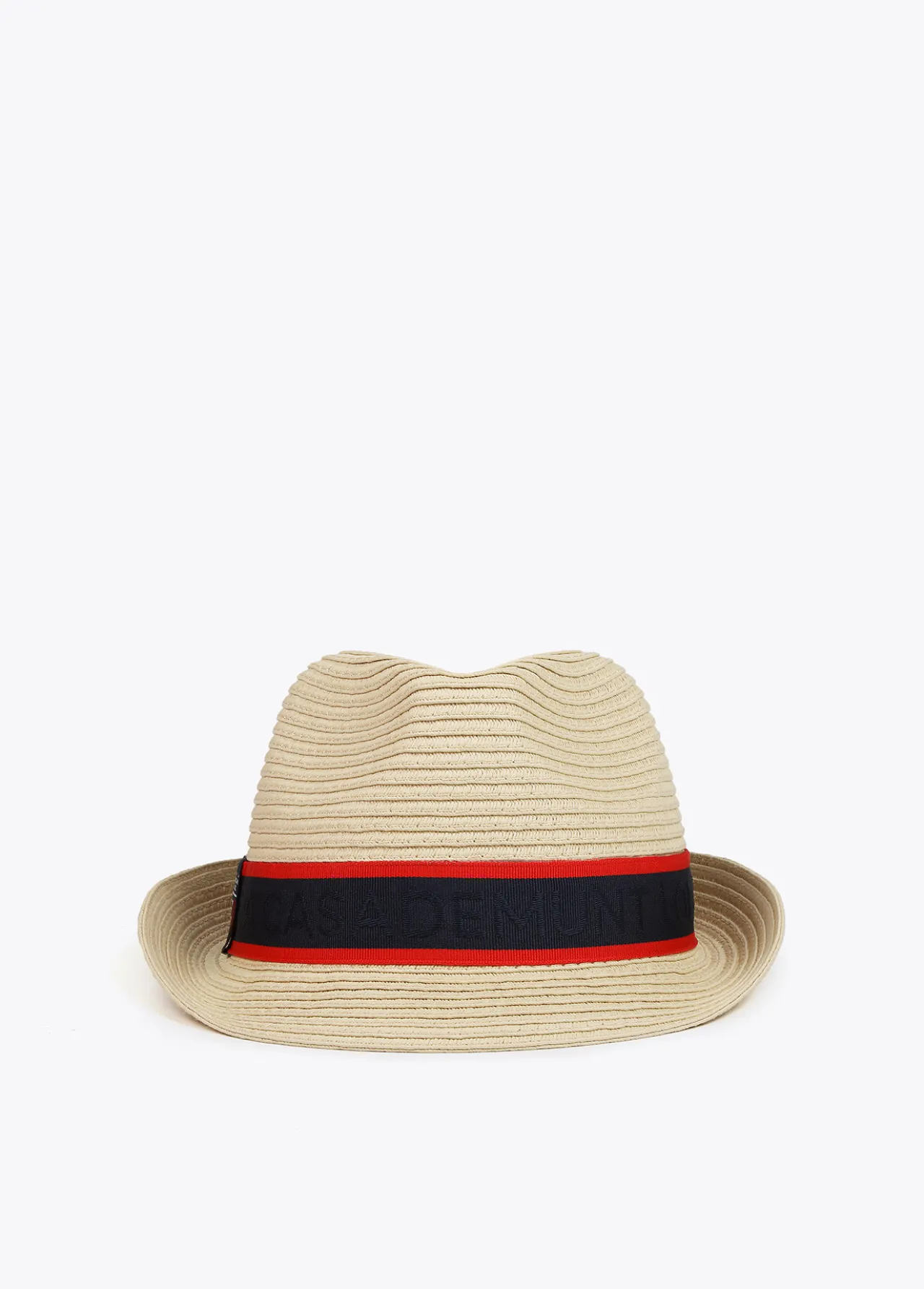 sombrero_de_paja_con_cinta_logotipada__lola_casademunt_3.webp Lola Casademunt Gorros Sombreros Y Guantes<Sombrero de paja con cinta logotipada - Lola Casademunt CRUDO