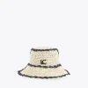 Lola Casademunt Accesorios | Baño<Sombrero efecto ráfia CRUDO-NEGRO