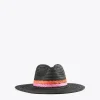 Lola Casademunt Accesorios | Baño<Sombrero efecto ráfia NEGRO