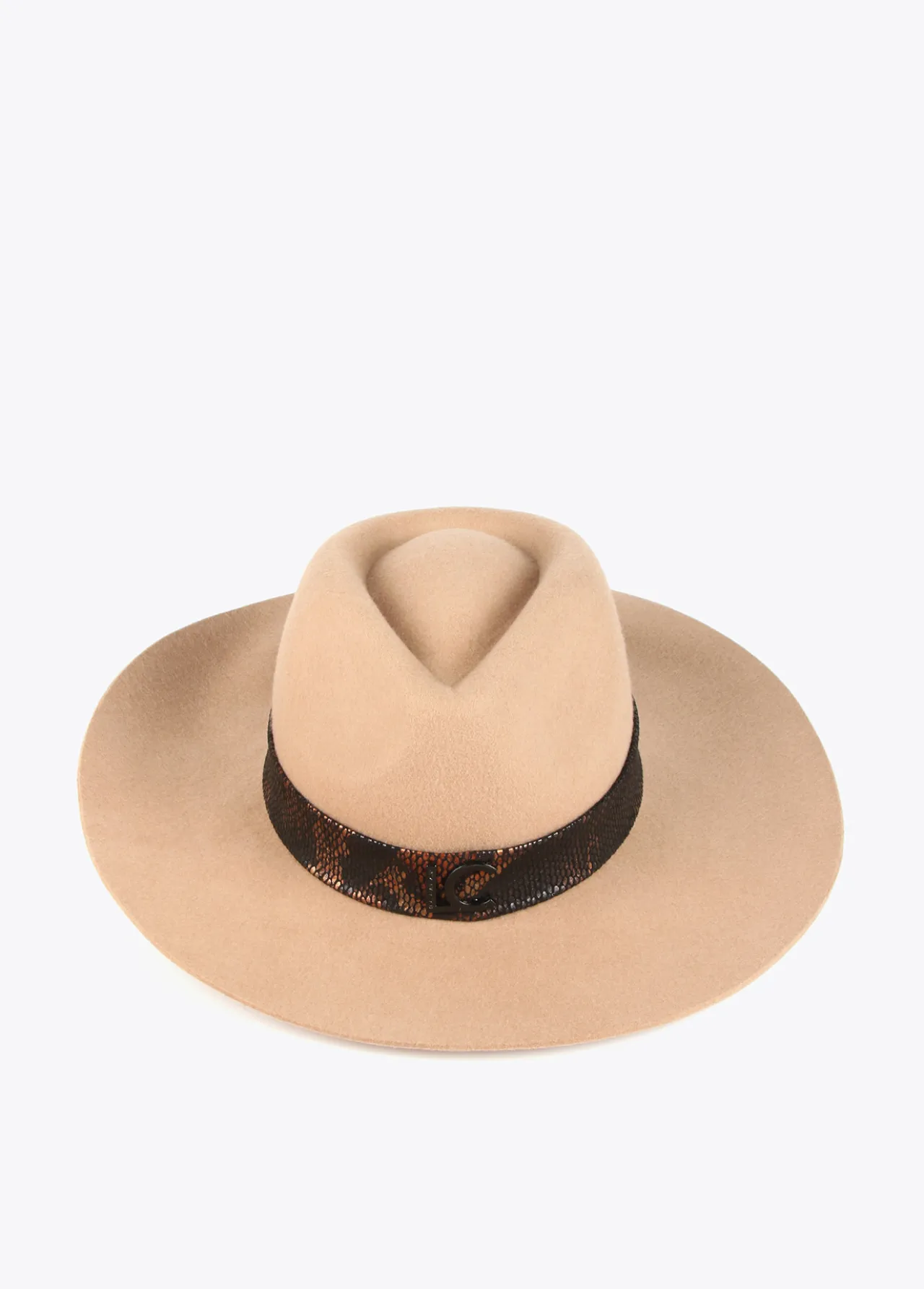 sombrero_fieltro_lana_2.webp Lola Casademunt Gorros Sombreros Y Guantes<Sombrero fieltro lana CAMEL