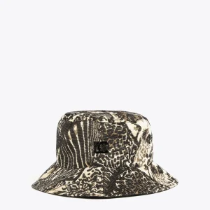 Lola Casademunt Animal Print | Gorros Sombreros Y Guantes<Sombrero jacquard NEGRO-METAL