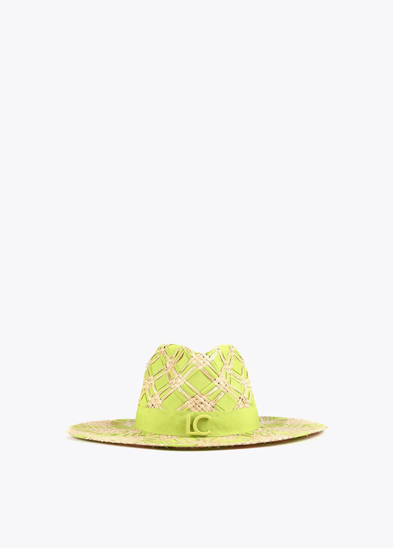 sombrero_trenzado_bicolor_0-1.webp Lola Casademunt Accesorios | Baño<Sombrero trenzado bicolor NEGRO