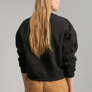 Lola Casademunt Animal Print | Sudaderas<Sudadera detalle tigres NEGRO