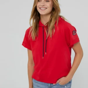 Lola Casademunt Sudaderas<Sudadera manga corta roja de algodón 100%  - Lola Casademunt BLANCO