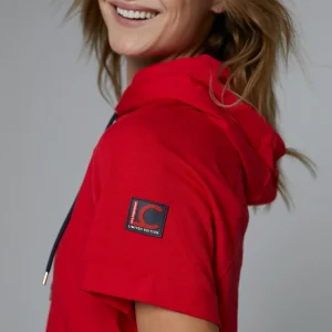 Lola Casademunt Sudaderas<Sudadera manga corta roja de algodón 100%  - Lola Casademunt BLANCO