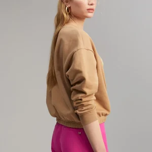 Lola Casademunt Animal Print | Sudaderas<Sudadera tigre CAMEL