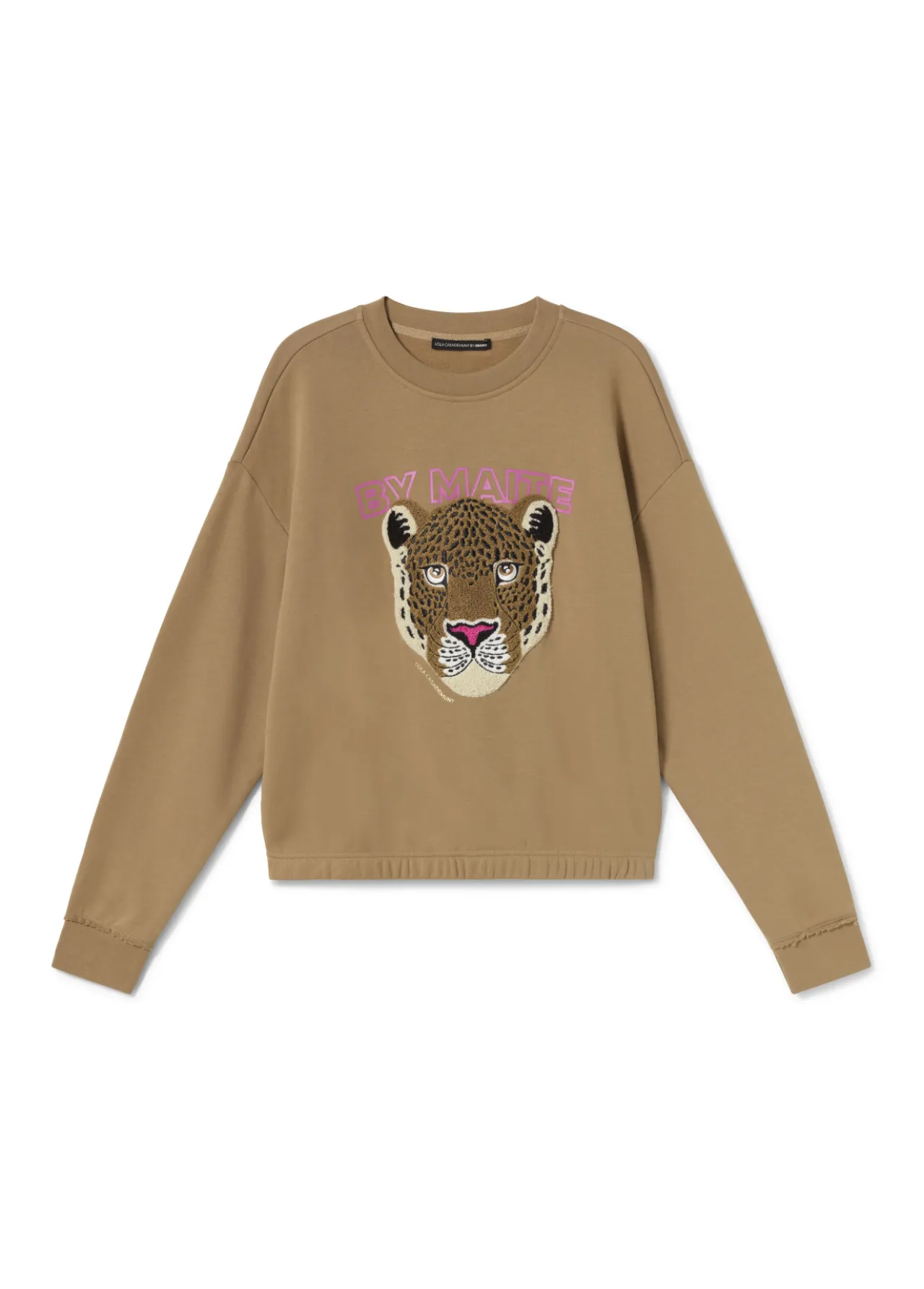 sudadera_tigre_6.webp Lola Casademunt Animal Print | Sudaderas<Sudadera tigre CAMEL