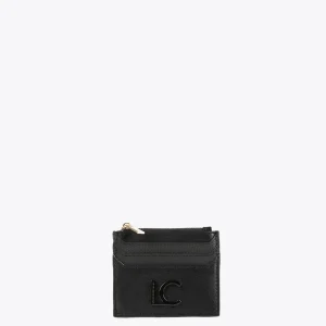 Lola Casademunt Accesorios | Bolsos<Tarjetero con logo NEGRO