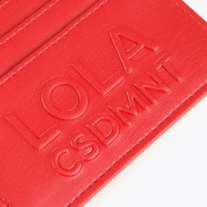 Lola Casademunt Accesorios | Bolsos<Tarjetero con logo en relieve. FUCSIA
