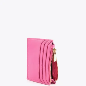 Lola Casademunt Accesorios | Bolsos<Tarjetero logo con relieve FUCSIA