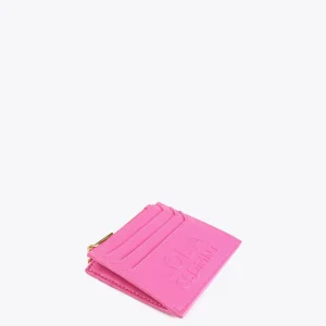 Lola Casademunt Accesorios | Bolsos<Tarjetero logo con relieve FUCSIA