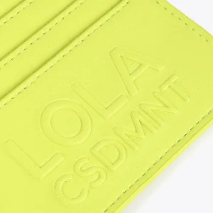Lola Casademunt Accesorios<Tarjetero logo con relieve FUCSIA