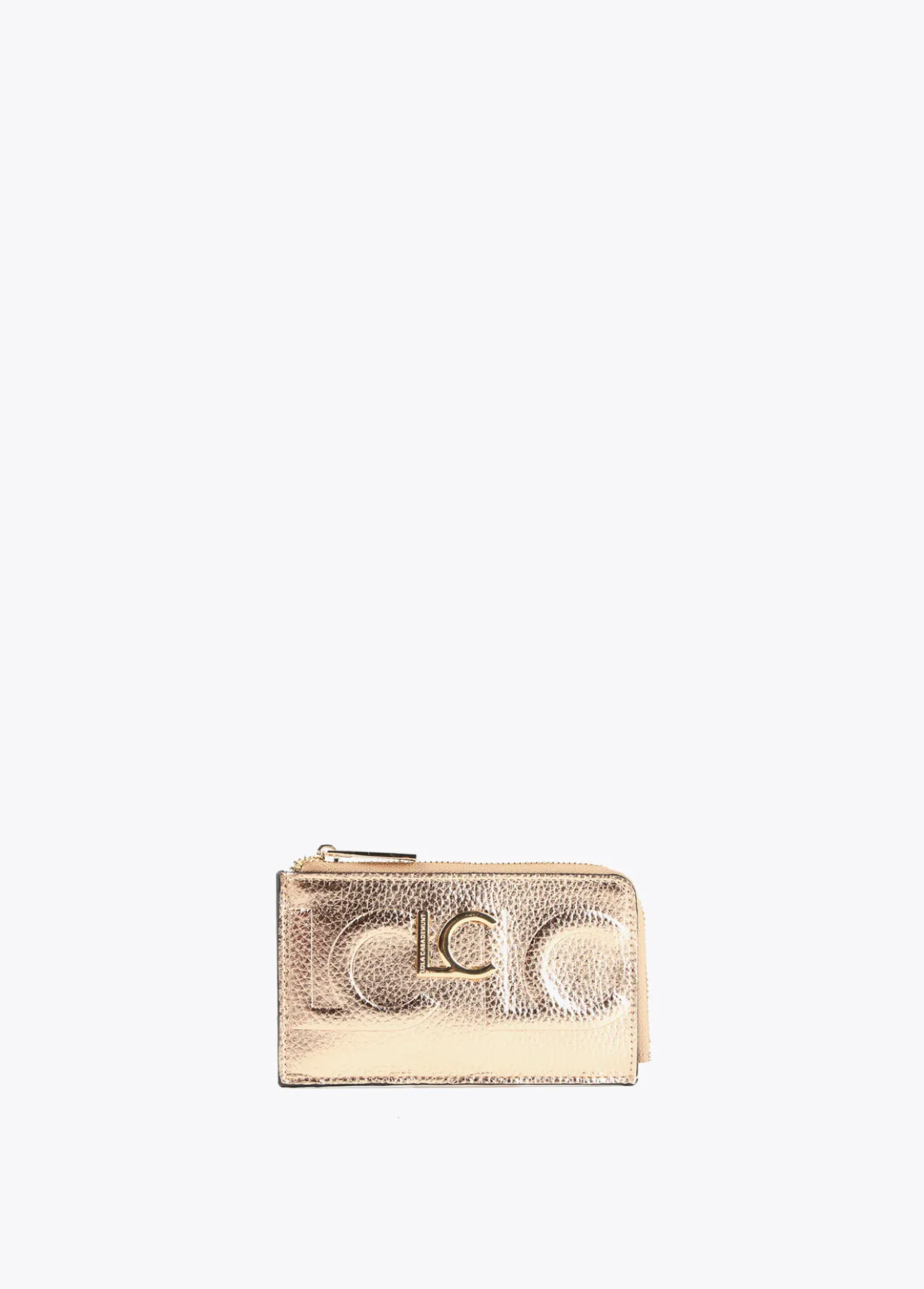 tarjetero_metalizado_0-3.webp Lola Casademunt Accesorios | Bolsos<Tarjetero metalizado DORADO