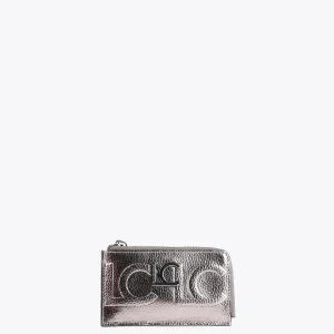 Lola Casademunt Accesorios | Bolsos<Tarjetero metalizado DORADO