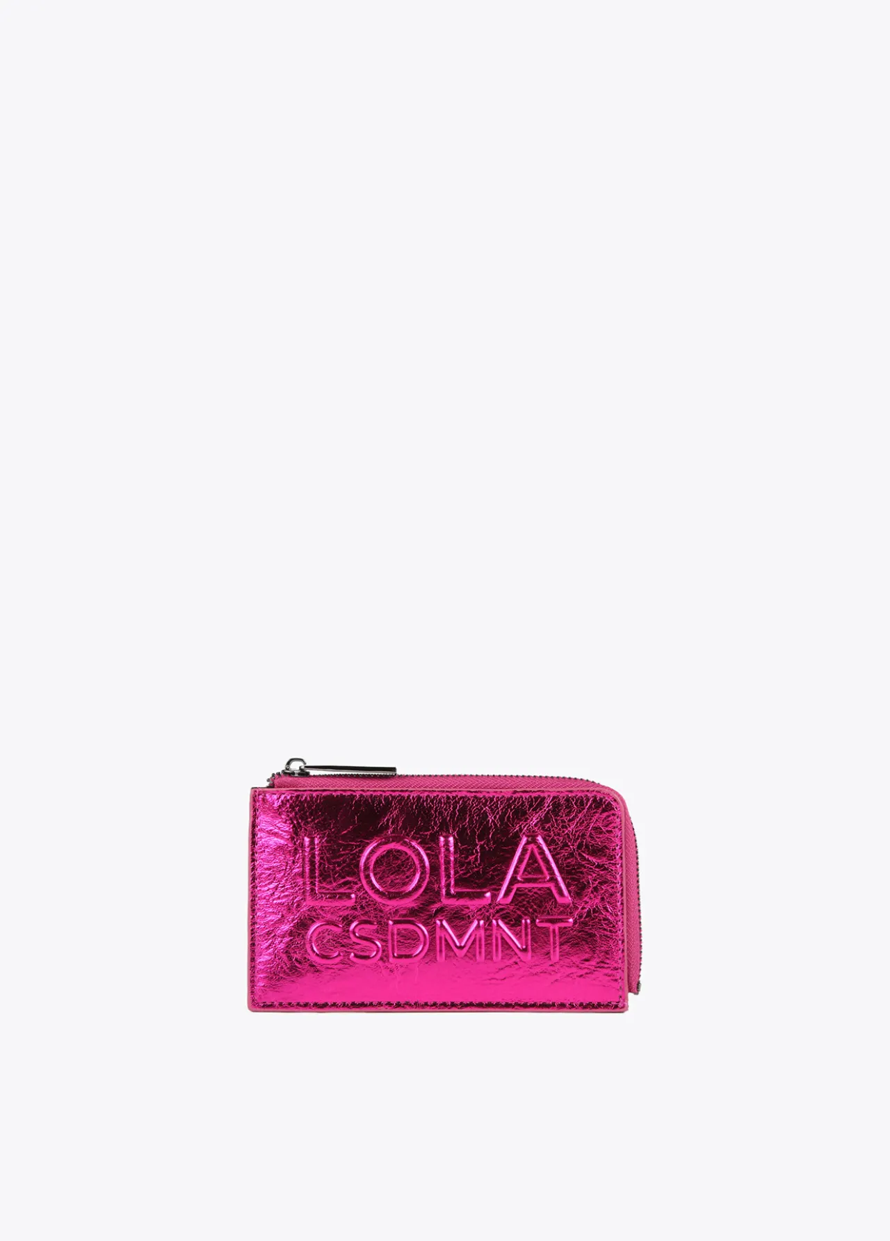 tarjetero_metalizado_0.webp Lola Casademunt Carteras Y Monederos<Tarjetero metalizado FUCSIA