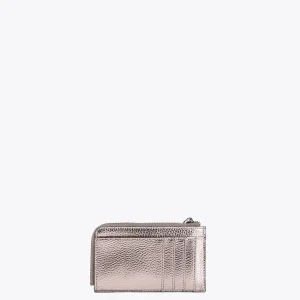 Lola Casademunt Accesorios | Bolsos<Tarjetero metalizado DORADO