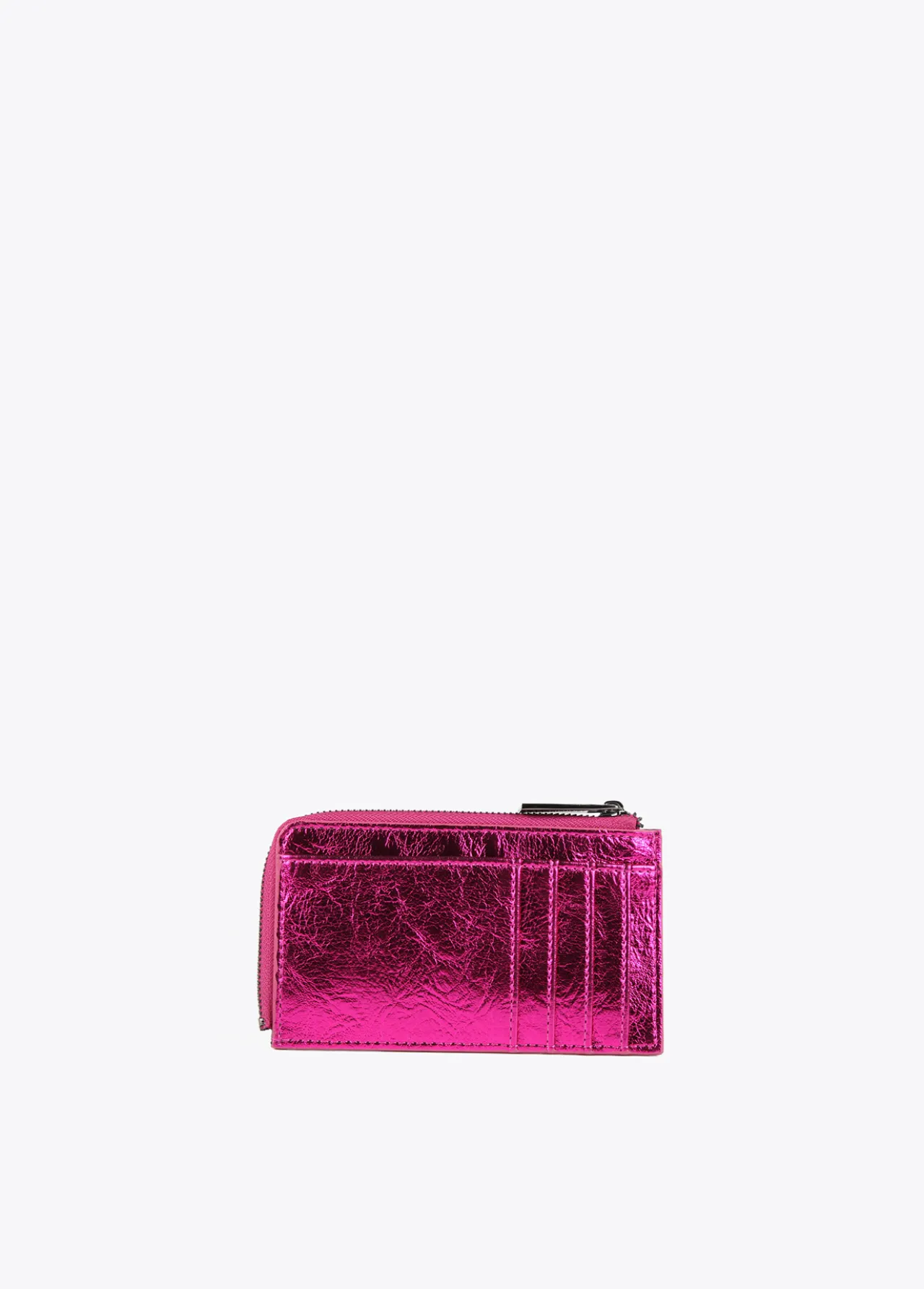 tarjetero_metalizado_2.webp Lola Casademunt Carteras Y Monederos<Tarjetero metalizado FUCSIA