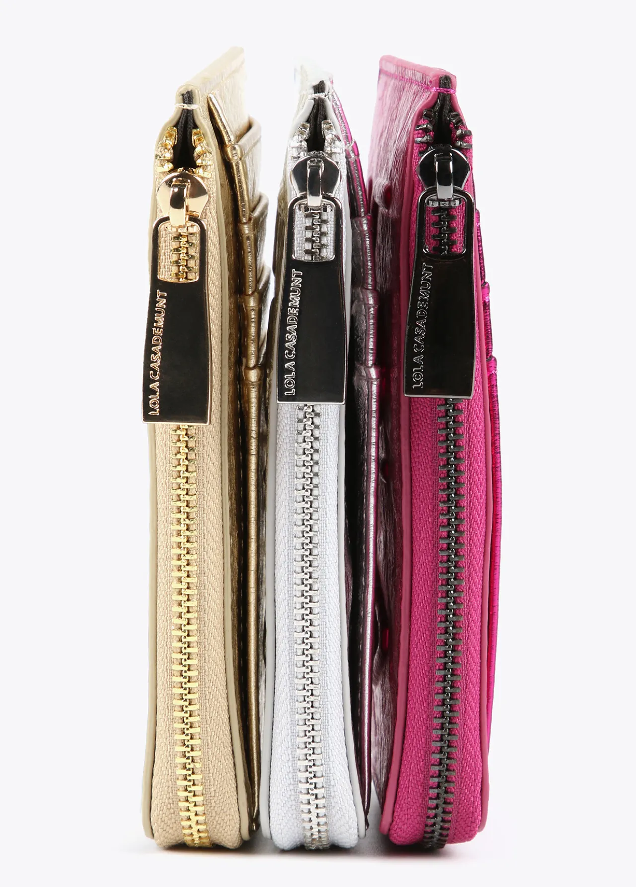 tarjetero_metalizado_5-1.webp Lola Casademunt Carteras Y Monederos<Tarjetero metalizado FUCSIA