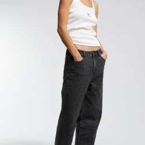 Lola Casademunt Pantalones<Tejano detalle strass TEJANOGRIS