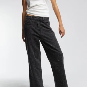 Lola Casademunt Pantalones<Tejano detalle strass TEJANOGRIS