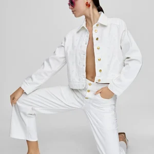 Lola Casademunt Pantalones<Tejano grabado BLANCO