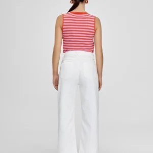 Lola Casademunt Pantalones<Tejano grabado BLANCO