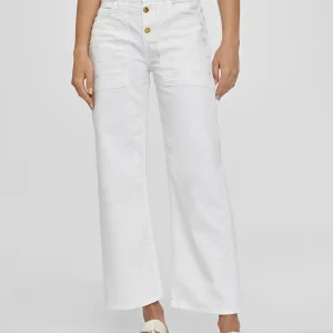 Lola Casademunt Pantalones<Tejano grabado BLANCO