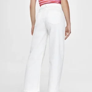 Lola Casademunt Pantalones<Tejano grabado BLANCO