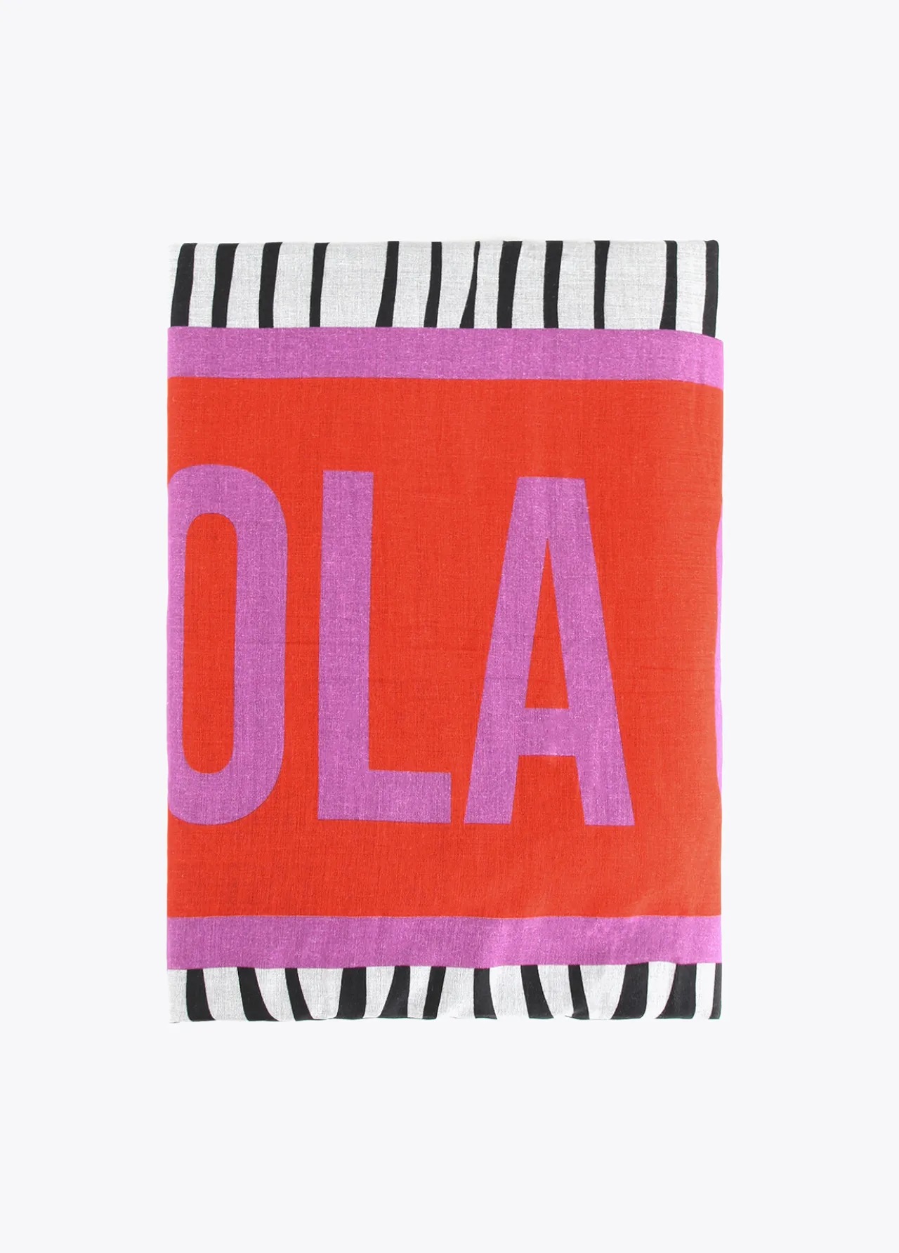 toalla_estampado_africano_2.webp Lola Casademunt Accesorios<Toalla estampado africano NEGRO-BLANCO