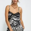 Lola Casademunt Animal Print | Camisetas Y Tops<Top animal print NEGRO-CRUDO