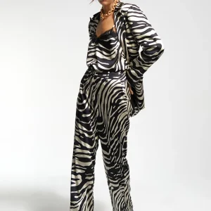 Lola Casademunt Animal Print | Camisetas Y Tops<Top animal print NEGRO-CRUDO