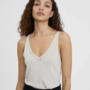 Lola Casademunt Camisetas Y Tops | Punto<Top basico de punto NEGRO