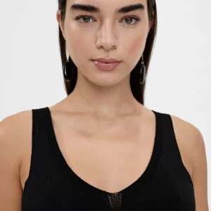 Lola Casademunt Camisetas Y Tops<Top basico de punto NEGRO