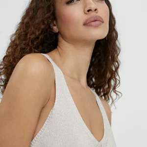 Lola Casademunt Camisetas Y Tops | Punto<Top basico de punto NEGRO