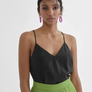 Lola Casademunt Camisetas Y Tops<Top de escote pico CRUDO