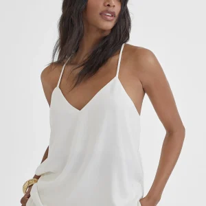 Lola Casademunt Camisetas Y Tops<Top de escote pico CRUDO
