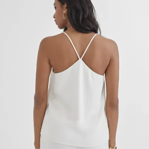 Lola Casademunt Camisetas Y Tops<Top de escote pico CRUDO