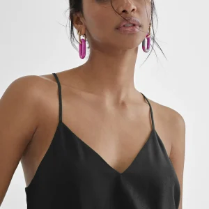 Lola Casademunt Camisetas Y Tops<Top de escote pico CRUDO