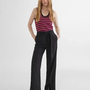 Lola Casademunt Camisetas Y Tops | Punto<Top de rayas NEGRO-ROSA