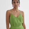 Lola Casademunt Camisetas Y Tops<Top escote pico FUCSIA