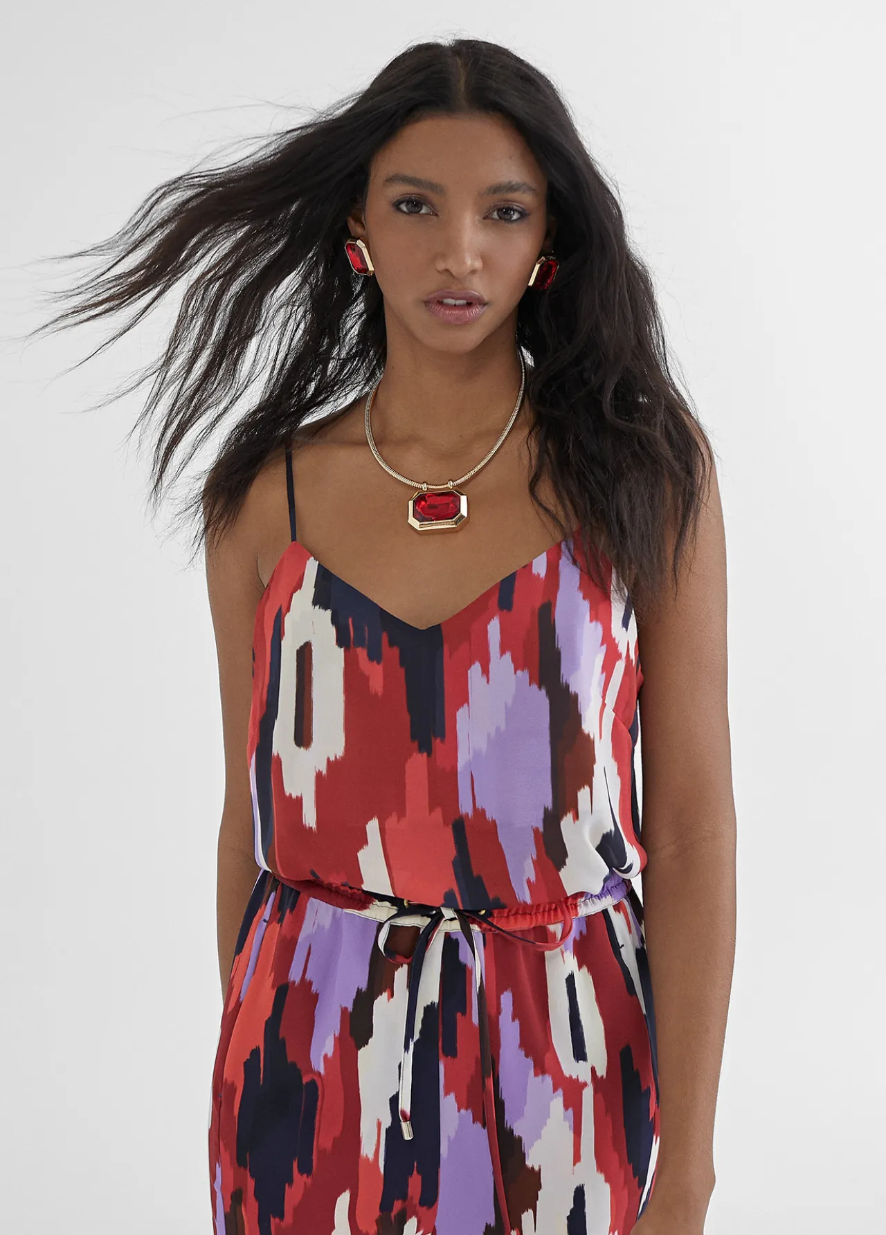 top_estampado_0.webp Lola Casademunt Camisetas Y Tops<Top estampado LILA-ROJO